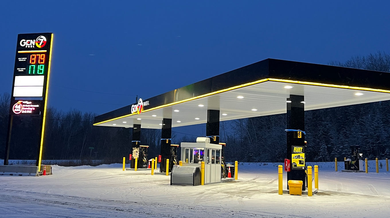 The newly opened Gen7 Fuel Couchiching in Fort Frances Ontario.